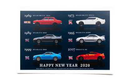 50th Anniversary Nissan GT-R Postcards