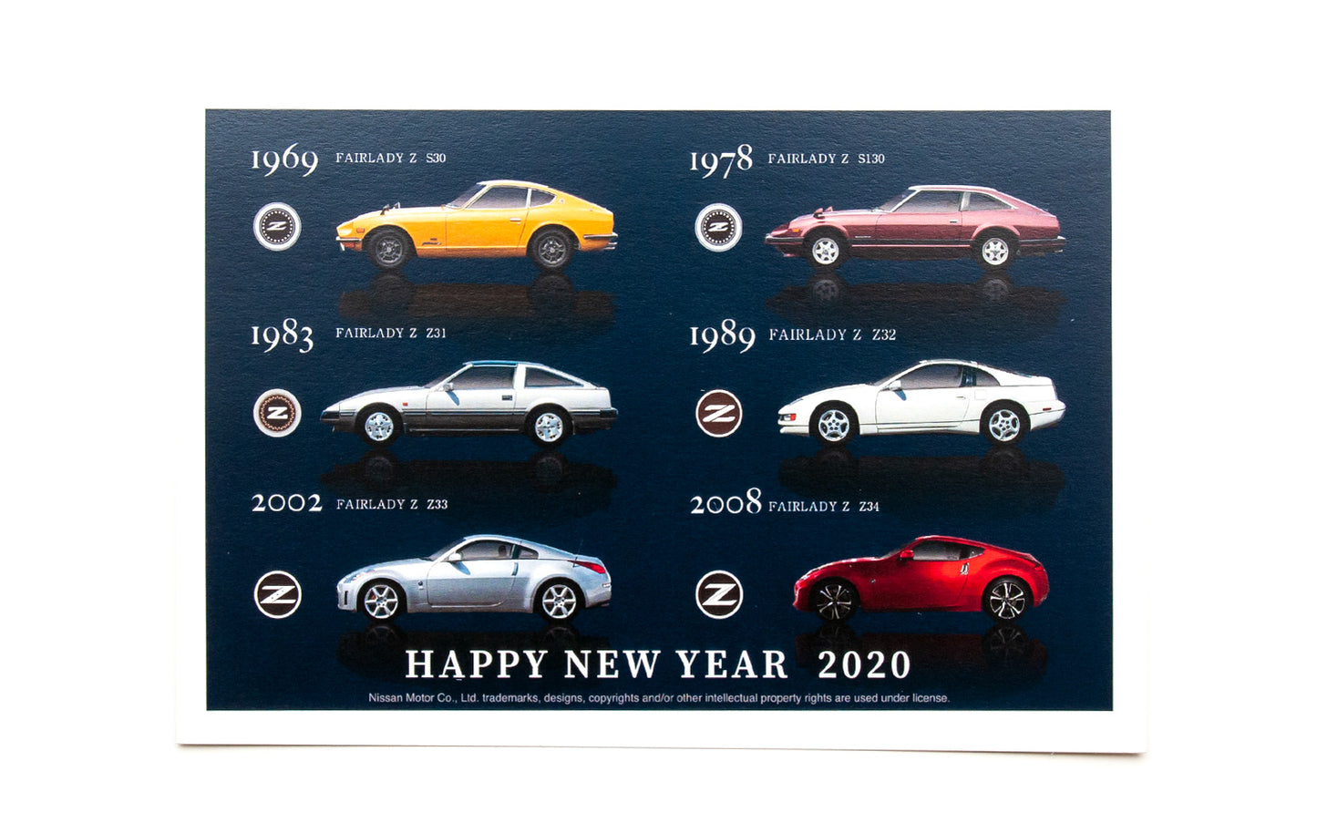 50th Anniversary Nissan Fairlady Z Postcards